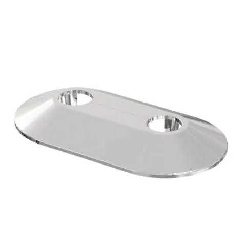 Flamco-Doppelrosette RVD 50/15 chrom Nr. 12529