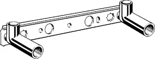 Viega Montageeinheit Gemini 94476 in 15mmxRp1/2x65x150/200mm Rotguss – Bild 3