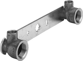 Viega Montageeinheit Gemini 94476.05 in 12mmxRp1/2x150mm Rotguss – Bild 2