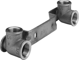 Viega Montageeinheit Gemini 94478.0 in Rp1/2xRp1/2x150mm Messing – Bild 2