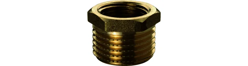 mess. Reduzierstück 1/2"AG x 3/8"IG Nr.801421