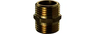 mess. Doppelnippel 1/2" x 22mm Nr.801012