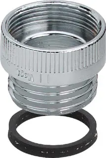 Viega Übergangsstück 3252 in G1/2 x M22 x 1mm Rotguss verchromt