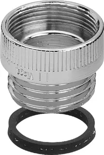 Viega Übergangsstück 3252 in M22 x 1mm x G1/2 Rotguss verchromt – Bild 2