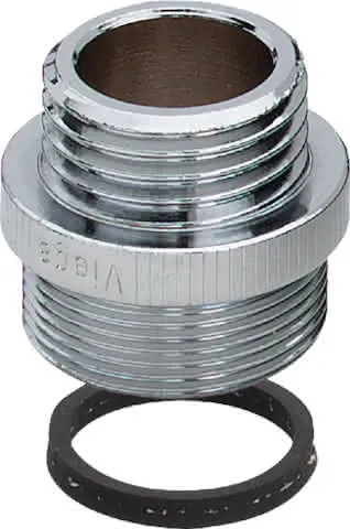 Viega Übergangsstück 3253 in M24 x 1mm x G1/2 Rotguss verchromt