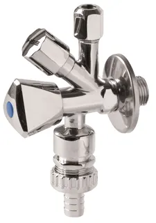 HS Kombi-Eckventil 1/2"x10 Nr.2601 m.RV+Rohrunterbrecher
