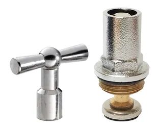 HS Steckschlüsseloberteil f.Auslaufvent. matt verchromt 1/2" 92160015