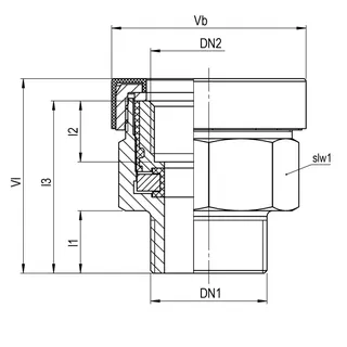 AIPS SF SEPP Gas Isolierstück 2 (DN50) RG – Bild 2