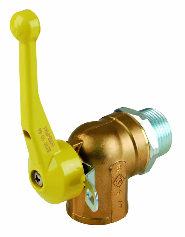 AIPS SF SEPP Gas Eckkugelhahn abschließb. R1 x Rp1 (DN25) MS