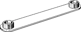 Viega Blindverschluss G2381 in G1 1/4 x 250mm Stahl verzinkt – Bild 3