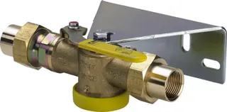 Viega Gaszähler-Kugeleckhahn G21121 in Rp1 Messing