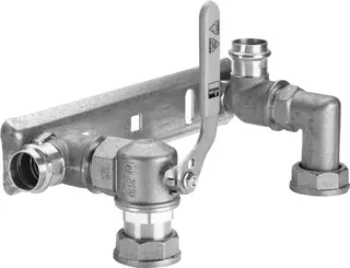 Viega Montageeinheit G2343 in R1 x Rp1 x 28mm Stahl – Bild 2