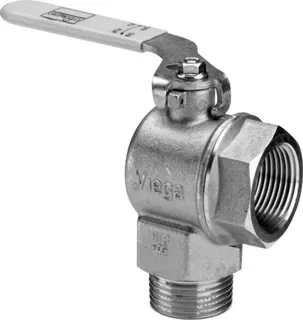 Viega Gaszähler-Kugeleckhahn TAE G2110T in Rp1 Messing – Bild 2