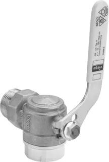 Viega Gaszähler-Kugeleckhahn G2110S in R3/4 x Rp3/4 x (2,5 m3) Messing – Bild 2
