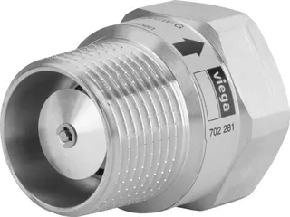 Viega Gasströmungswächter 2647.2S in R1 x Rp1 x (2,5m3) Messing – Bild 2