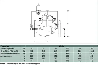 Honeywell Druckhalteventil DN65 PN16 Kugelgraphitguss Fla-Ausf DH300-65A – Bild 4