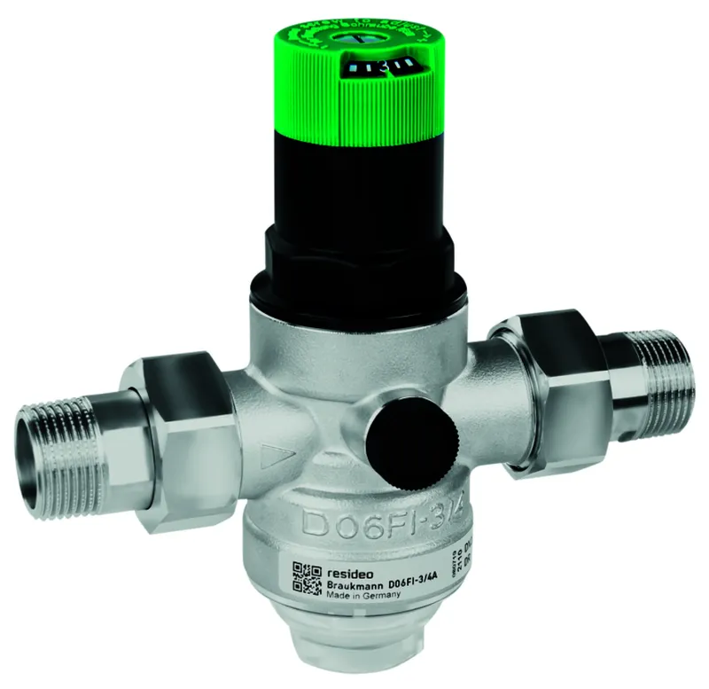 Honeywell Druckminderer Edelst m Gew Tülle m Siebt Ms D06FI-11/2B