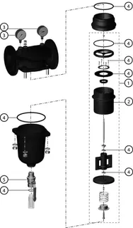 Honeywell Feinfilter mit Flanschen F78TS rückspülbar, 0,1mm, DN80 – Bild 5