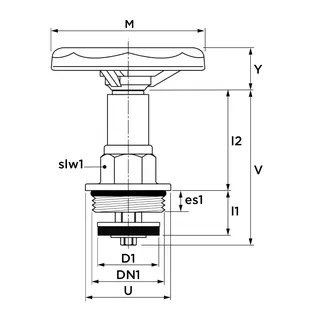 AIPS SF SEPP DIN-Basis FSV-OT n.steig. G2 (DN50) A MS – Bild 2