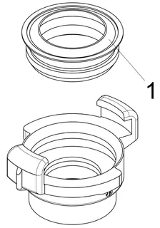 Schnellkupplung Gewindestück IG DN40 11/2",MS,KTW u.W270 Freigabe – Bild 3