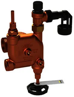 KEMPER Sicherheitsgruppe S RG, Sicherheitsventil 0,6 MPa, AG, DN20
