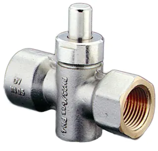 OVENTROP Manometer-Druckknopfhahn 1/2"IG, PN25,messing,vernickelt,1110504 – Bild 5