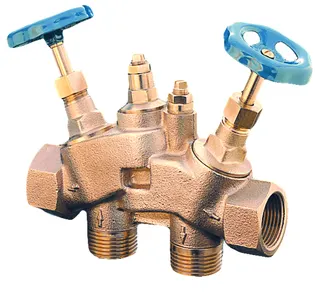 OVENTROP Verschneidearmatur m.Absperrventilen, DN25, 1" x 1", PN10