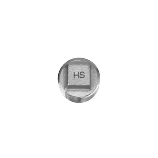 4-Kant-Stopfen Nr. 291 1/4" aus Edelstahl V4A
