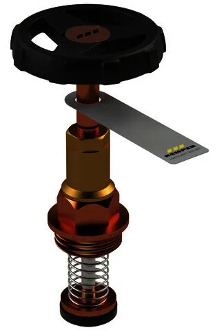 KEMPER KRV-Oberteil absperrbar m. RV, RG EPDM-Sitzdichtung DN65