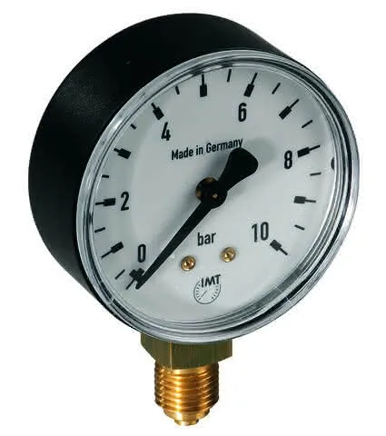 KEMPER Manometer senkrechter Anschluss G 1/4, für Basis-Modul