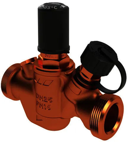 KEMPER MULTI-THERM autom. Regulierventil LF-Ausf., RG, 50-65 GradC AG DN25