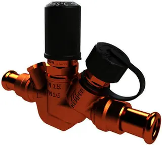 KEMPER MULTI-THERM autom. Regulierventil RG, 50-65 GradC MAPRESS DN15/15mm