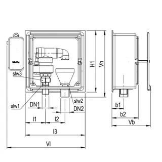 AIPS SF SEPP Safe UP-RB m. Spül. einf. G1/2(DN15)xG3/4(DN20) A/A – Bild 2