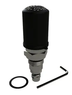 KEMPER NIRO MULTI-THERM Oberteil aus Edelstahl, 50-65 GradC, DN15