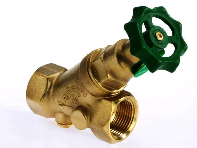 comfort-KFR-Ventil nichtsteigend ohne Entleerung DN 40 (11/2") aus Messing