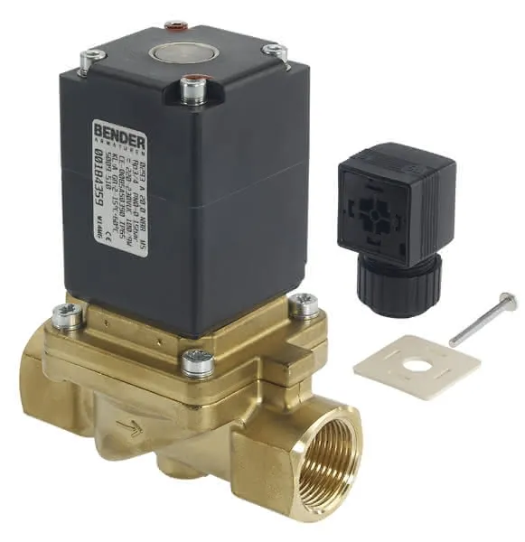 comfort-Magnetventil für Gas DIN-DVGW zertifiziert mit IG DN 20 (3/4") Messing