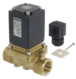 comfort-Magnetventil für Gas DIN-DVGW zertifiziert mit IG DN 15 (1/2") Messing