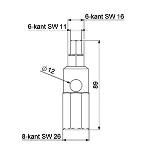 comfort-Ventilzähler-Montageschlüssel – Bild 2