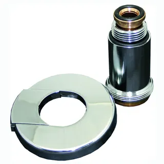 comfort-Mantelrohr DN 20 G3/4 Basislänge 26,5 mm mit Rosette chrom