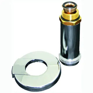 comfort-Mantelrohr DN 20 G3/4 Einbaulänge 56,5 mm mit Rosette chrom