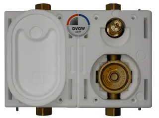 DM Miniblock-Duo G3/4 IG DN 20 300 x 200 x 70 Rotguss
