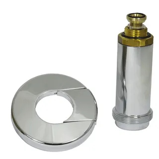 DM Mantelrohr G1/2 verlängert um 30mm inkl. Wandabdeckrosette
