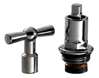 comfort-Steckschlüsseloberteil für Aus- laufventil DN 15 (1/2") verchromt