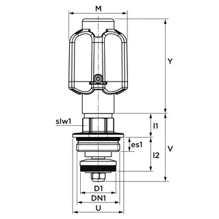 AIPS SF SEPP Servo-Plus FSV-OT n.steig. G2 (DN50) A MS – Bild 2