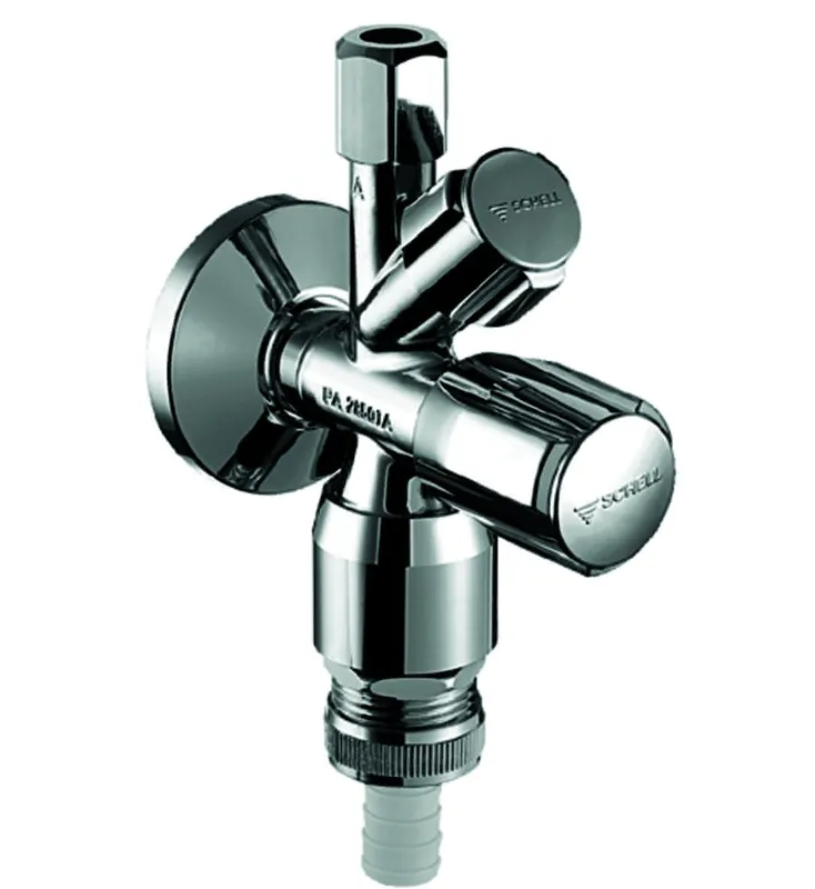 SCHELL Kombi-Eckventil COMFORT RV, RB, ASAG, 3/8", chrom