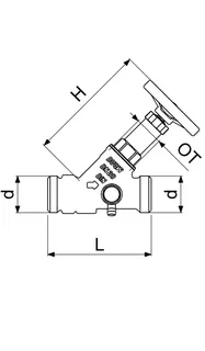 Schlösser Freistromventil DN 20 1"AG m.E., Nr. 15772000001 – Bild 2