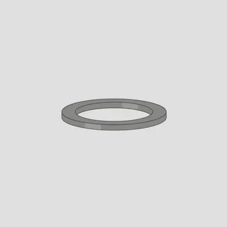 SANIT Flachdichtung 1 1/4, da=38 di=27 s=3