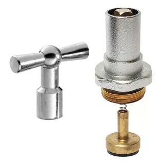 HS Steckschlüsseloberteil f.Auslaufvent. mit RV 1/2" matt verchromt 92260015