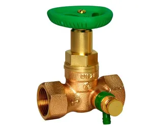 Rossweiner Rotguss-Kolbenventil Nr.181 mit 3/4" Innengewinde, m.E., 1204080