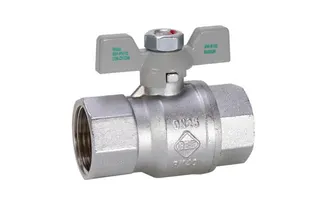 comfort-Kugelhahn Universal für Gas und Trinkwasser DN10(3/8") Flügelgriff Ms/vc